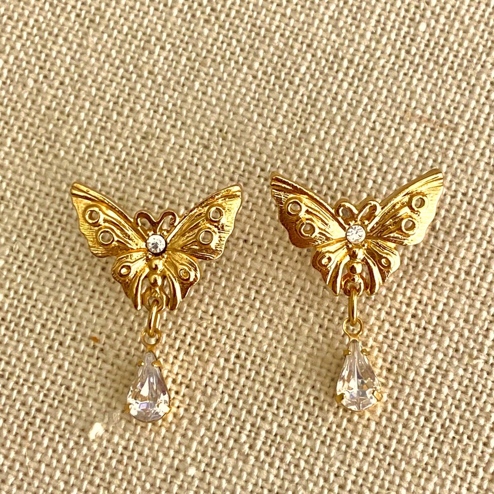 Butterfly drop earrings - Avon